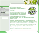 Tablet Screenshot of gesunddurchfitness.de